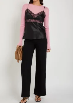 Le Slim Palazzo wide-leg jeans