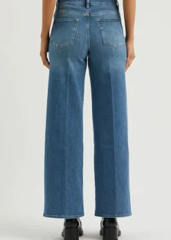 Le Slim Palazzo wide-leg jeans
