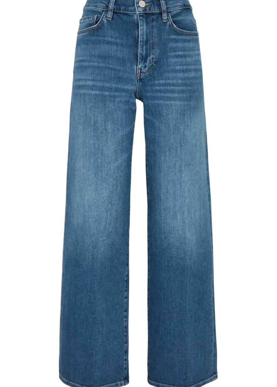 Le Slim Palazzo wide-leg jeans