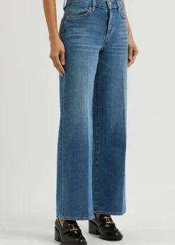 Le Slim Palazzo wide-leg jeans