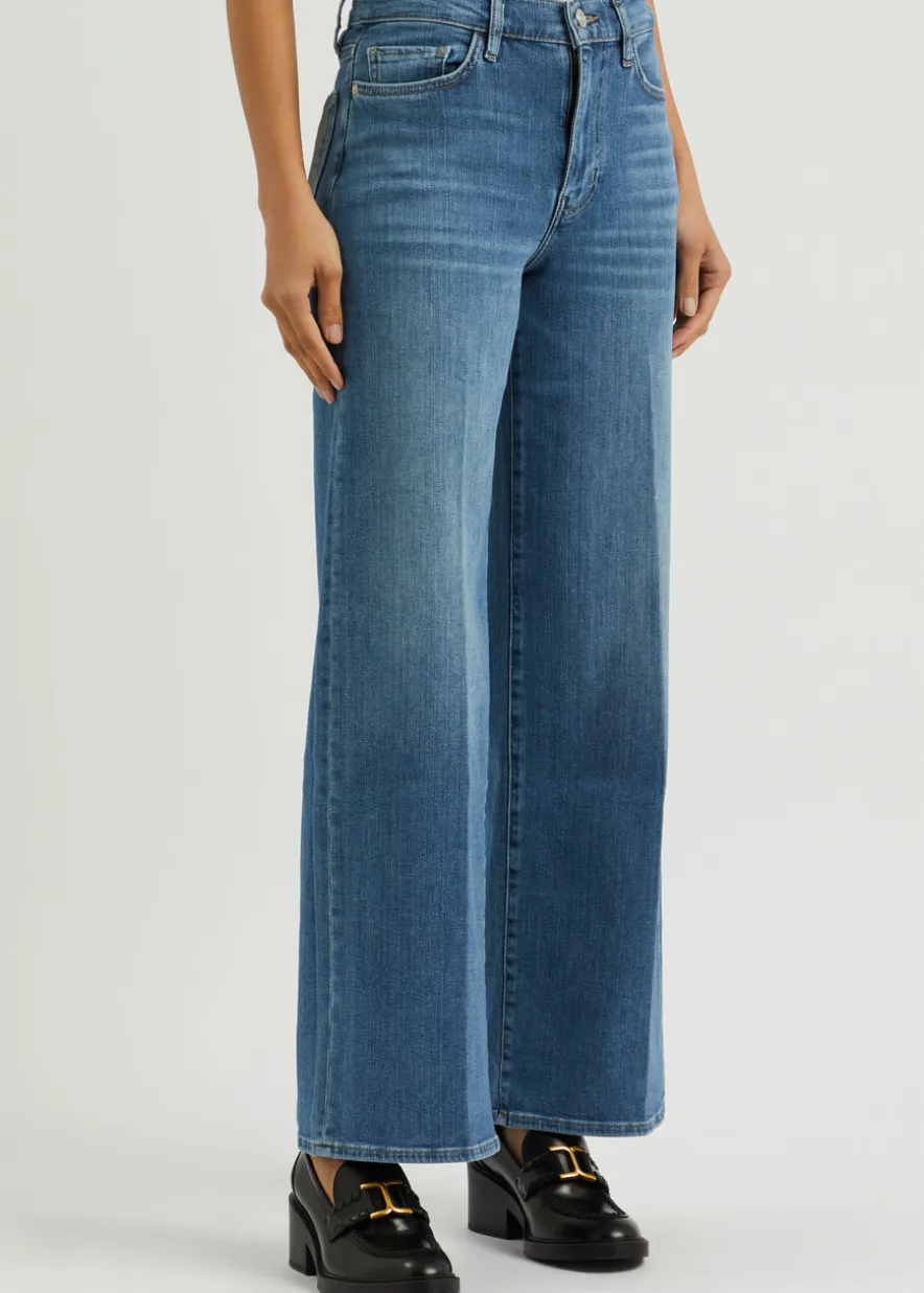 Le Slim Palazzo wide-leg jeans