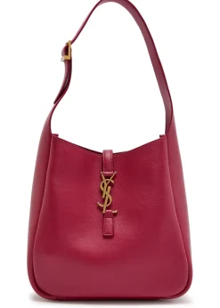 Le 5 à 7 small grained leather hobo bag
