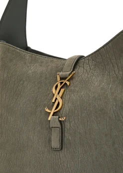 Le 5 á 7 small grained nubuck hobo bag