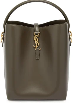 Le 37 small leather bucket bag