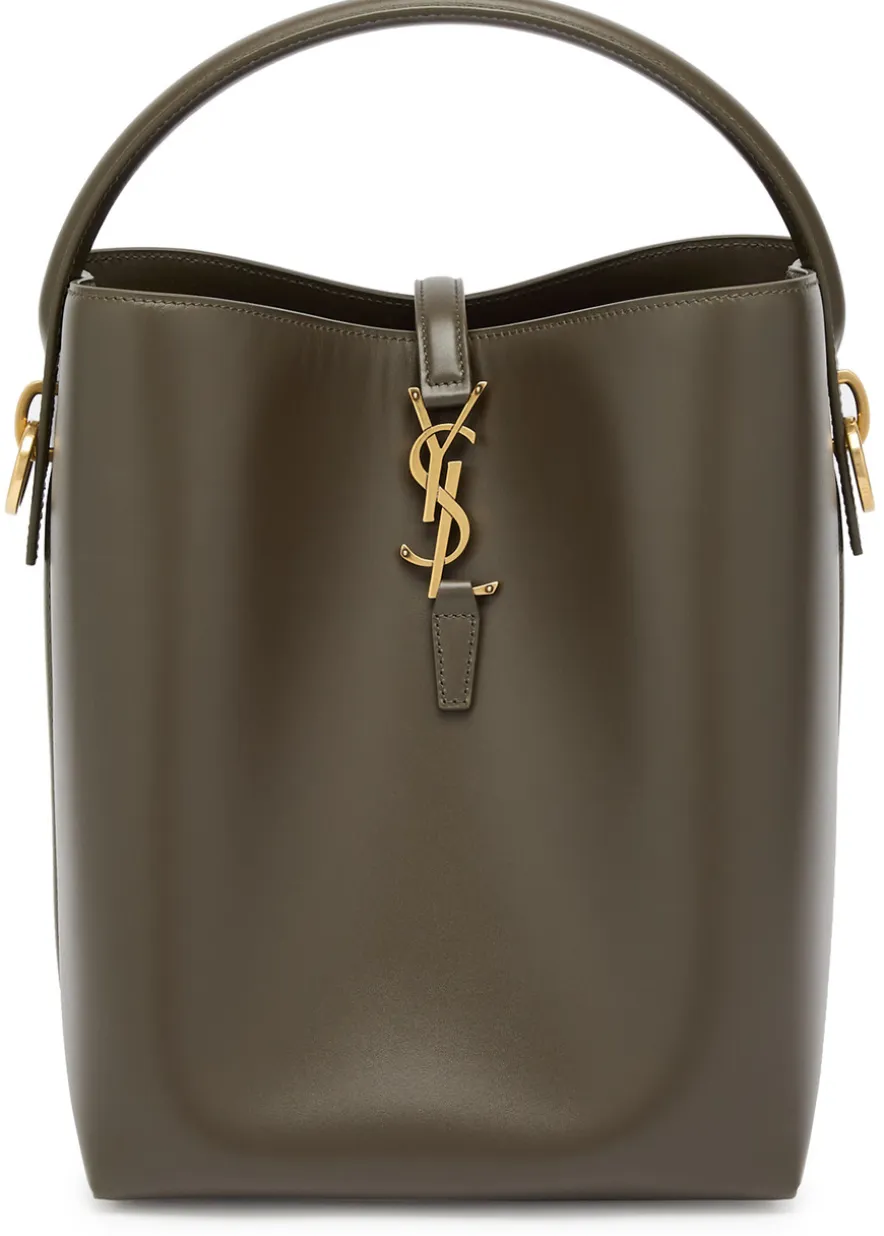 Le 37 small leather bucket bag