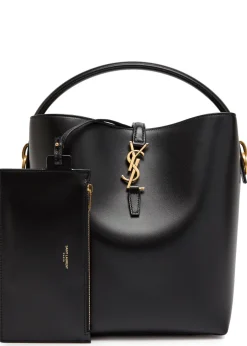 Le 37 small leather bucket bag