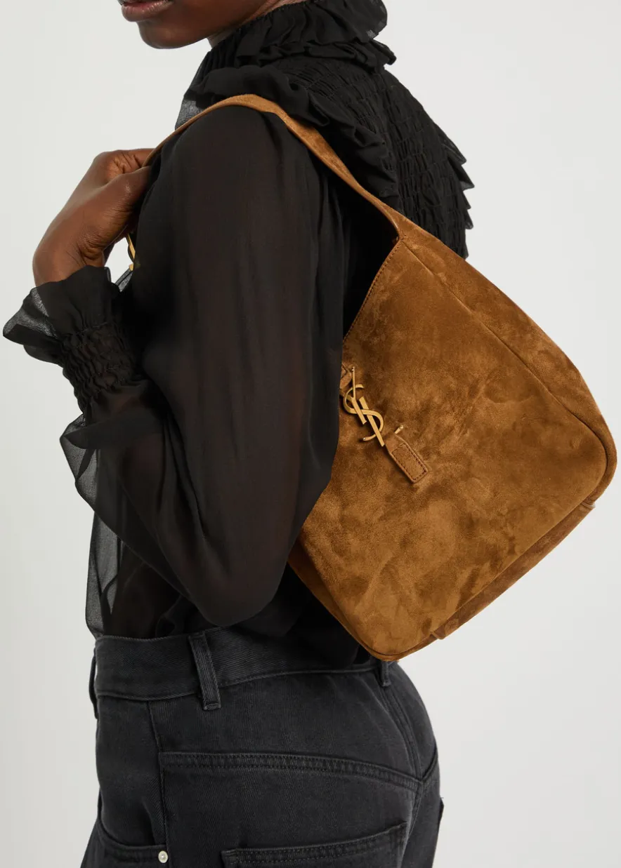 Le 5 à 7 small suede hobo bag