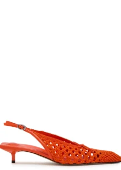 Les Slingbacks Cubisto 35 leather slingback pumps