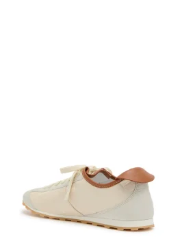 Les Tennis textured leather sneakers