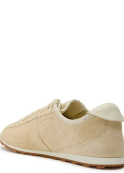 Les Tennis textured suede sneakers