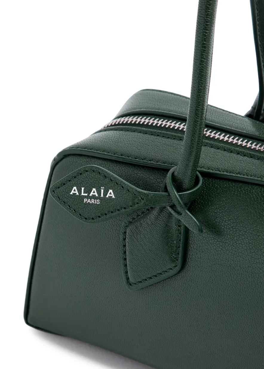 Le Teckel medium grained leather shoulder bag