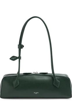 Le Teckel medium grained leather shoulder bag