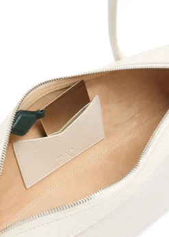 Le Teckel medium grained leather shoulder bag