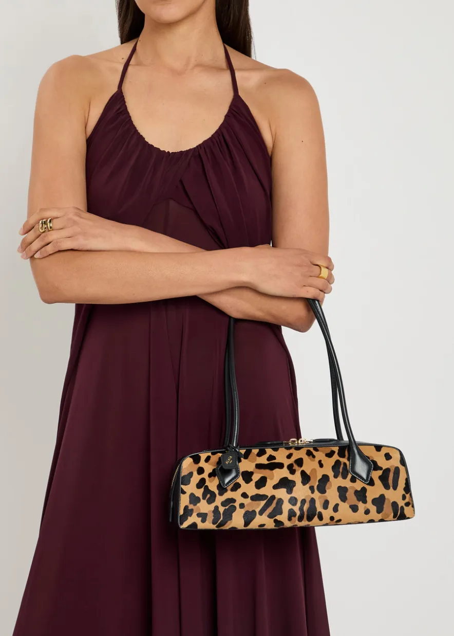 Le Teckel medium leather shoulder bag