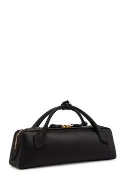 Le Teckel satin clutch