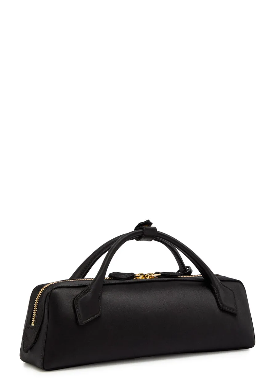 Le Teckel satin clutch