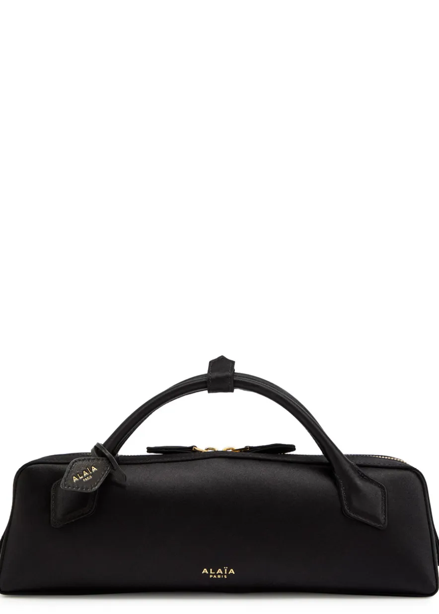 Le Teckel satin clutch