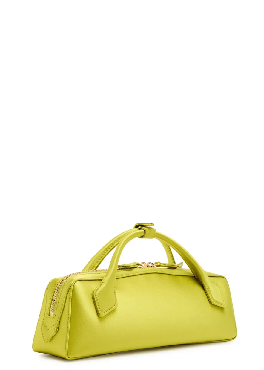Le Teckel satin clutch