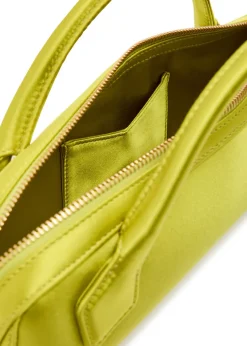Le Teckel satin clutch