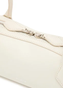 Le Teckel small grained leather shoulder bag
