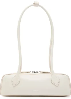 Le Teckel small grained leather shoulder bag