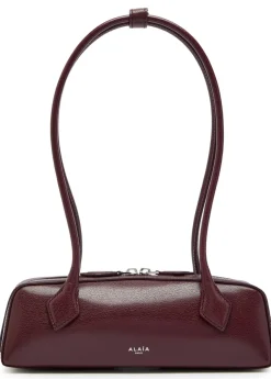Le Teckel small grained leather shoulder bag
