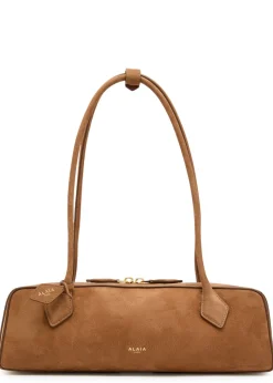 Le Teckle medium grained nubuck shoulder bag