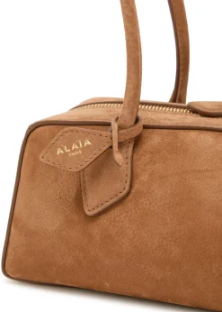 Le Teckle medium grained nubuck shoulder bag