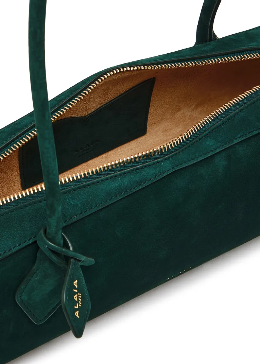 Le Teckle medium grained nubuck shoulder bag
