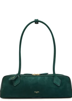 Le Teckle medium grained nubuck shoulder bag