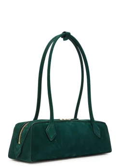 Le Teckle medium grained nubuck shoulder bag