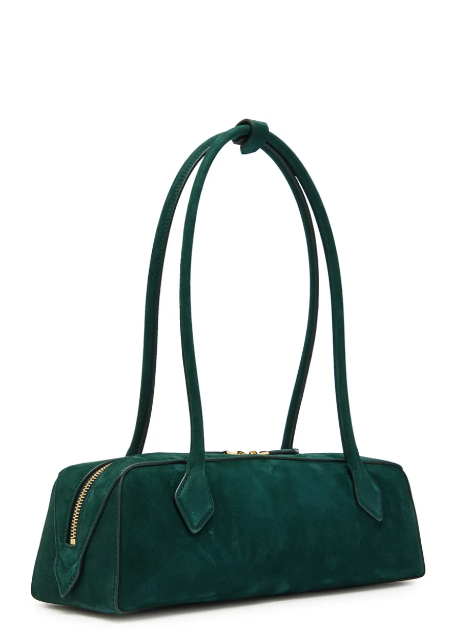Le Teckle medium grained nubuck shoulder bag