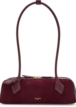 Le Teckle small leather and suede shoulder bag