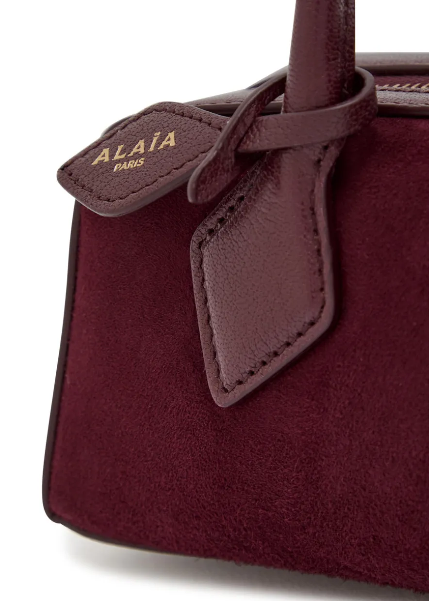 Le Teckle small leather and suede shoulder bag