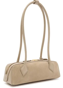 Le Teckle small leather and suede shoulder bag