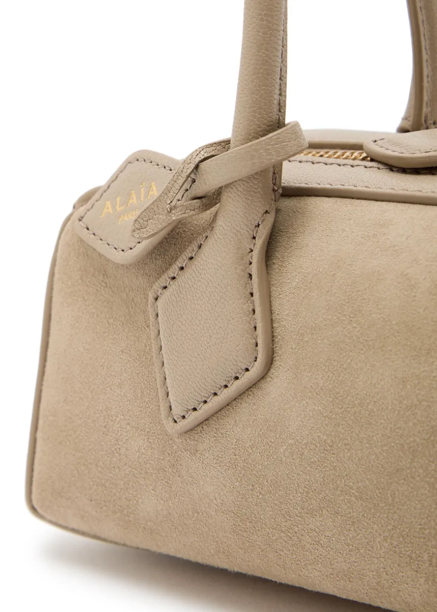 Le Teckle small leather and suede shoulder bag