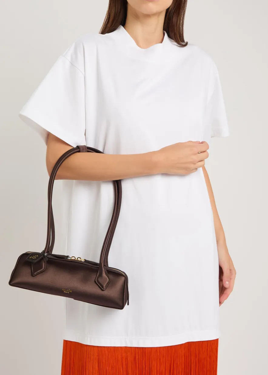 Le Teckle small satin shoulder bag