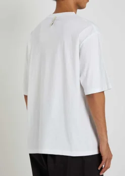 Le T-shirt logo-print cotton T-shirt