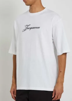 Le T-shirt logo-print cotton T-shirt