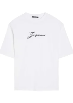 Le T-shirt logo-print cotton T-shirt