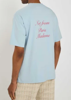 Le T-shirt Slogan logo-print cotton T-shirt