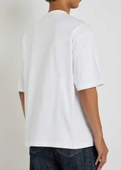 Le Tshirt Voiler embroidered cotton T-shirt