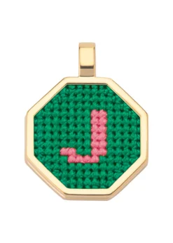 Letter J pendant gold-plated necklace