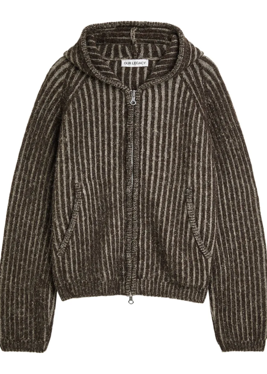 Level striped wool jumper