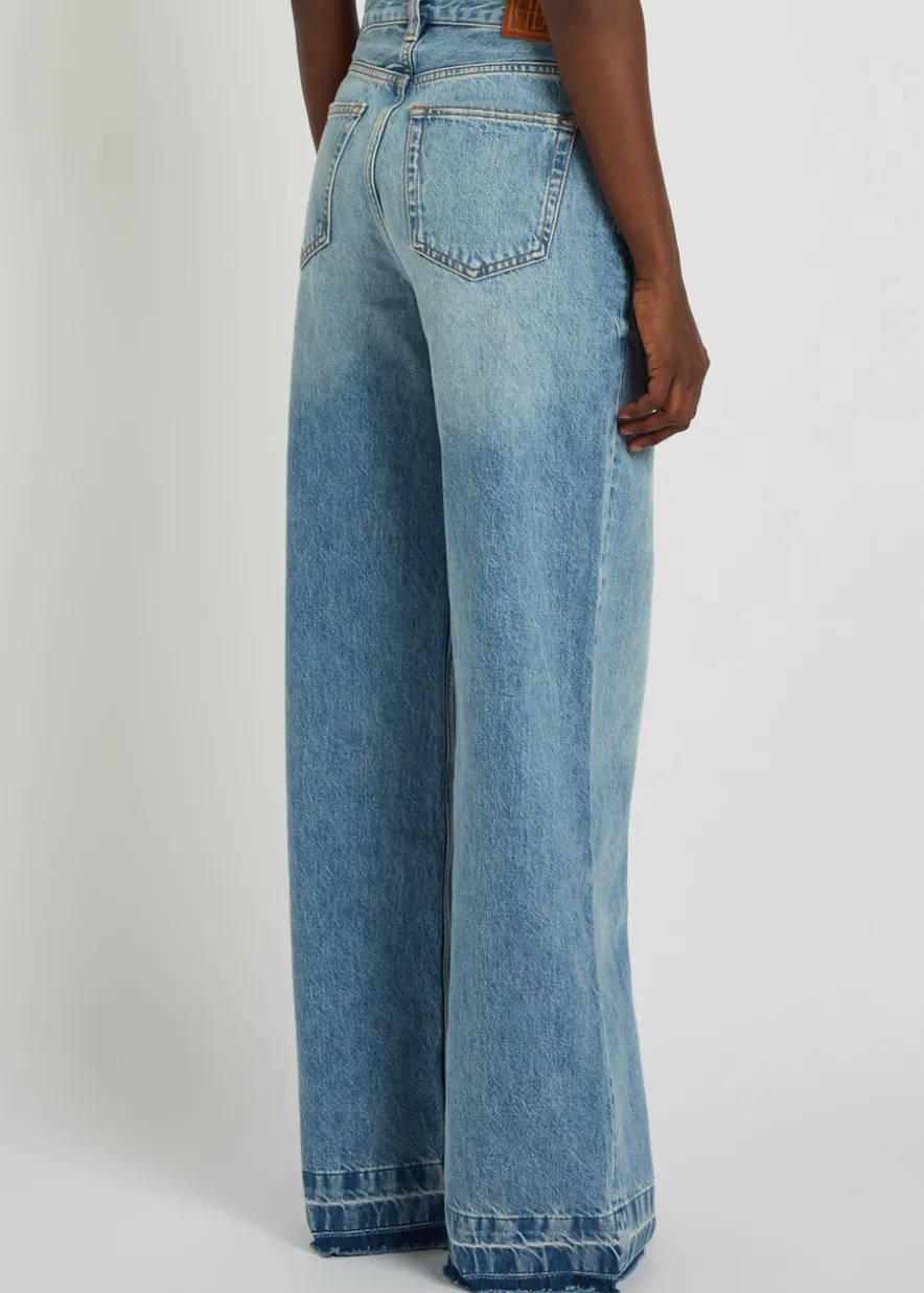 Lewis wide-leg jeans
