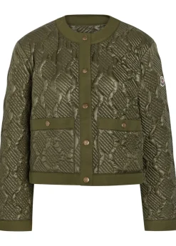 Libellule quilted geometric nylon jacket