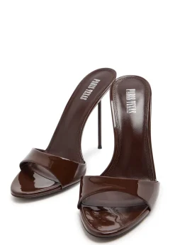 Lidia 105 patent leather mules