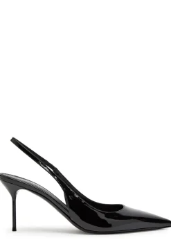 Lidia 70 patent leather slingback pumps