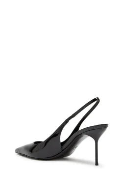 Lidia 70 patent leather slingback pumps