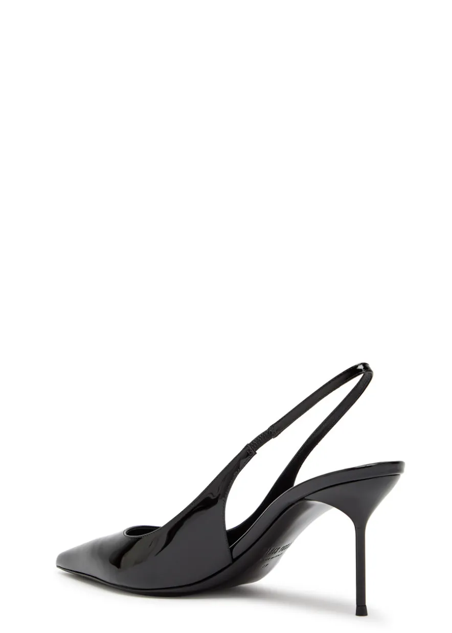 Lidia 70 patent leather slingback pumps